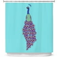 thumbnail image 1 of Shower Curtains 70" x 84" from DiaNoche Designs by Metka Hiti - Peacock Teal, 1 of 1