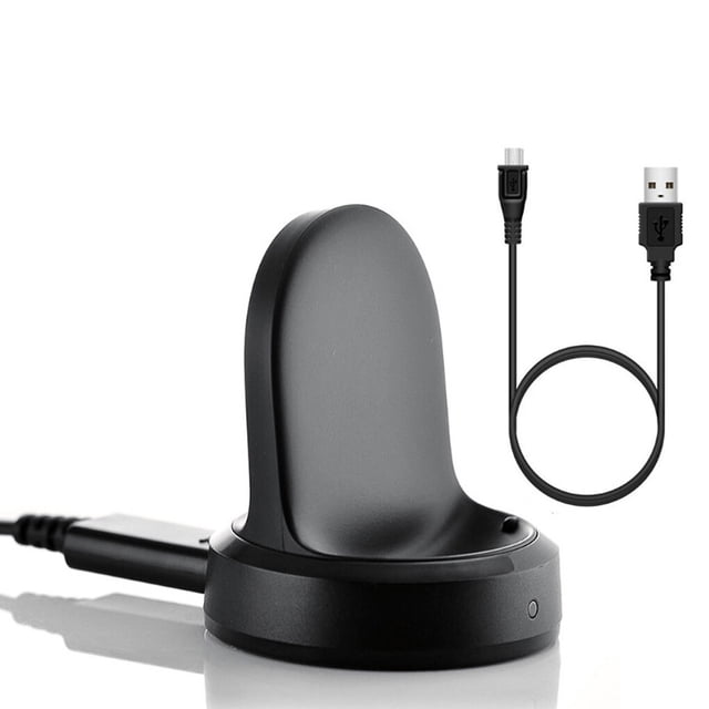 Matsuzay Base de carga Base de carga inalámbrica resistente al desgaste Práctico cargador de cuna Práctico cargador de reloj Gear Cargadores de dispositivos electrónicos específicos