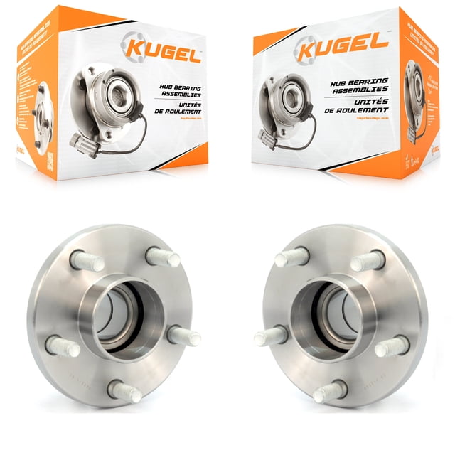 Kugel Rear Wheel Bearing and Hub Assembly Pair for Car 2010-2013 Ford Transit Connect - Left Right Side (Driver Passenger) K70-100731