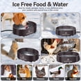 thumbnail image 3 of Cuenco de agua caliente AFDUV 3.7L para perros y gatos al aire libre, 3 of 8