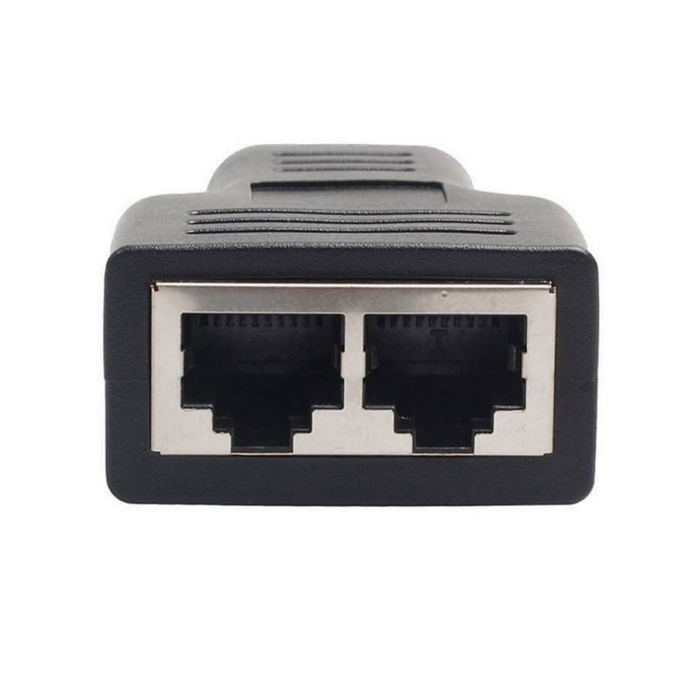 RJ45 5/6/7 Ethernet Y Splitter Adapter Cable 1 to 2 Port Switch Adapter for  CAT