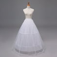 thumbnail image 3 of 2 Hoops 1-layer Yarn Skirt Bride Bridal Wedding Dress Support Petticoat Women Co, 3 of 6
