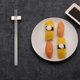 thumbnail image 5 of Utensilios portátiles, juego de cubiertos para viajes y campamentos, 8 piezas que incluyen cuchillo, tenedor, cuchara, palillos, cepillo de limpieza y pajitas, estuche portátil, juego de, 5 of 7