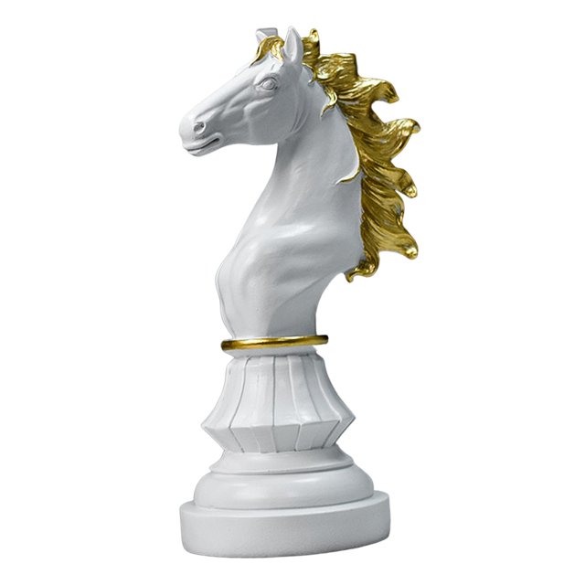 Estatuilla de Ajedrez Creativa Sunnimix Estatua de Ajedrez 14cmx11cmx26cm