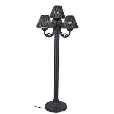 Patio Living Concepts Versailles Outdoor Floor Lamp With Wicker Patio Living Concepts Versailles Outdoor Floor Lamp With Wicker Shades