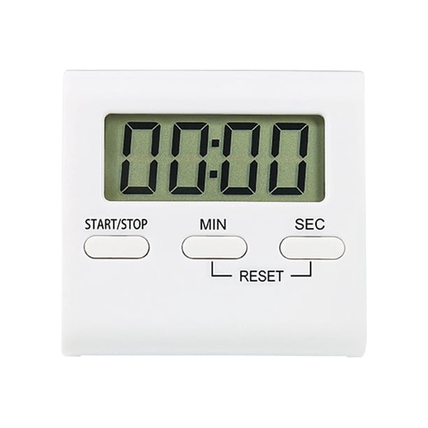 Temporizador de cocina con cuenta atrás, recordatorio digital, práctico para hornear, temporizador electrónico, cronómetro, aprendizaje