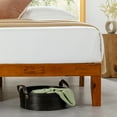 thumbnail image 5 of Crown Comfort 12" Classic Solid Wood Platform Bed Frame Cherry King Wood Finish, 5 of 5