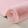 thumbnail image 4 of Pink 3x5 Feet Faux Rabbit Fur Fuzzy Soft Fluffy Plush Cozy Shaggy Area Rug, 4 of 4