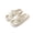 White, variant on Women Furry Memory Foam Slippers Winter Fuzzy Fluffy Crisscross Plush Strap House Shoes Slippers Indoor Outdoor Anti-Skid Cute Open Toe Bedroom Slides Pink 39(US-7.5)