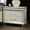 Antique White, variant on Pearl White Bedside Cabinet With 2 Drawers And Solid Wood Material Antique Nightstand Felt Lining