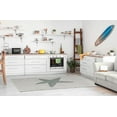 thumbnail image 4 of Simply Daisy 5' x 7' Starfish Nautical Chenille Rug, Pretty Grey, 4 of 4