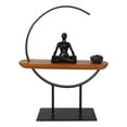 thumbnail image 5 of Zen Crescent Rainbow 7 Chakra Zones Black Yoga Avatar With Lotus Incense Burner, 5 of 8