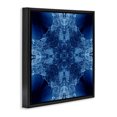 thumbnail image 3 of Stupell Industries Bohemian Blue Balanced Tie Dye Black Floating Frame Canvas Art, 18 x 18, by El Perkin, 3 of 8