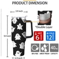 thumbnail image 2 of Halloween Tumbler Halloween Gifts for Women Ghost Cups Gothic Tumblers with Lids and Straw 40oz Coffee Mug Travel Halloween Cup Unique Birthday Gift, 2 of 7