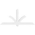 thumbnail image 2 of 72"W x 33"H x 4"D x 4"F, 11/12 Pitch, Redmond Architectural Grade PVC Gable Bracket, 2 of 8
