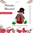 thumbnail image 2 of Figura de Peluche Navideña Muñeco de Nieve, 2 of 4