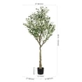 thumbnail image 3 of SAFAVIEH Faux Olive 60" Potted Tree, Green, 3 of 6