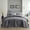 Gray, variant on Ameha 3 Piece Quilt Set Chevron Bedspread Reversible Ultrasoft Microfiber Adult Bedding Gray Color Queen