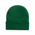 thumbnail image 2 of UTSJKR Beanie for Women Men Ski Watch Cap Cuffed Plain Skull Knit Hat Soft Fisherman Winter Hat Classic Slouch Stretchy Hat Green, 2 of 3