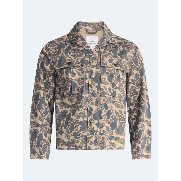 Free Assembly Men's Cotton Camo Utility Jacket photo 7