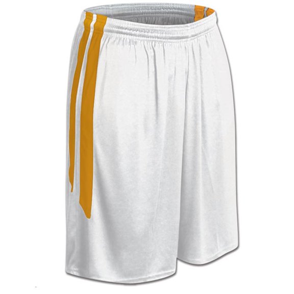 DRI-GEAR® Muscle Basketball Short - WHITE BODY, GOLD BODY - XL
