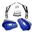 thumbnail image 2 of Protectores de mano para motocicleta, piezas de reparación de montaje de Protector de viento, duraderos y fáciles, 2 uds. azul Zulema Paramanos de motocicleta, 2 of 8