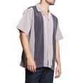 thumbnail image 3 of G-Style USA Men's Two Tone Retro Button Down Bowling Shirts, 3 of 6
