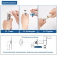 thumbnail image 4 of PTFE Plumber Tape Seals Threaded Pipes, Water Pipe Sealing Tape, 4 of 5