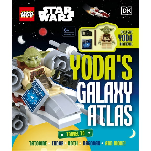 Lego Star Wars Yoda's Galaxy Atlas: With Exclusive Yoda Lego Minifigure, (Paperback)