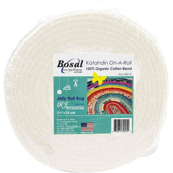 Bosal Katahdin On-A-Roll 100% Organic Cotton Batting - 25yd