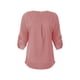 thumbnail image 4 of Sonducket Camisa de mujer con cuello en V Blusa suelta Manga larga Color sólido Top casual Prendas para la parte del cuerpo Rojo XXL, 4 of 6