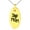 Gold, variant on Gold Plated Stainless Steel Pixel I Heart Mom Small Oval Charm Pendant Necklace