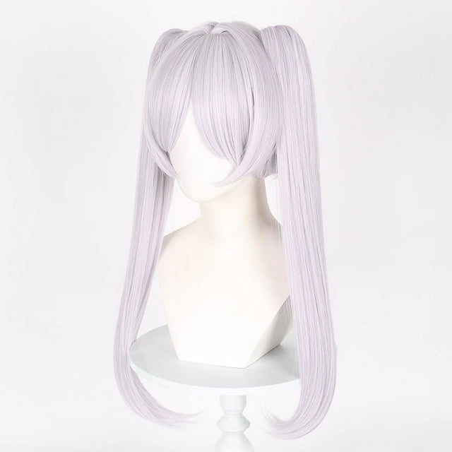 Peluca para cosplay Frierens Beyonds Journeys Ends, 65 cm, sintética