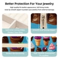 thumbnail image 3 of Ice Cream Travel Portable Square Jewelry Box Earring Necklace Bracelet Organizer Storage Display Case Holder Stand Decorative Box Organize, 3 of 6