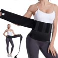 thumbnail image 2 of Waist Trainer for Women Snatch Bandage Tummy Wrap Plus Size Workout Waist Trimmer for Gym Sport Bandage Wrap-236(Inch), 2 of 5