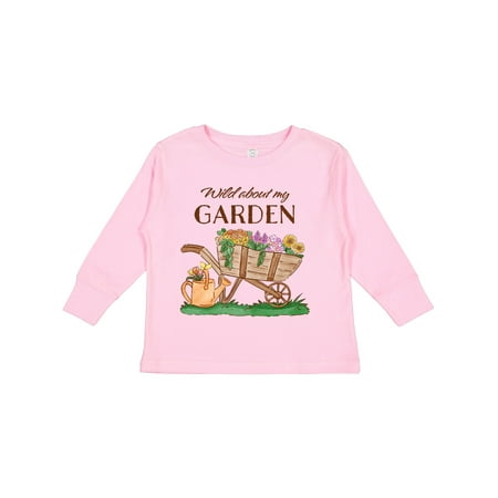 

Inktastic Wild About My Garden Boys or Girls Long Sleeve Toddler T-Shirt