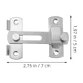 thumbnail image 2 of Minkissy 2Pack Stainless Steel Slide Bolt Lock For Reliable Garage Door Security And Safety, 2 of 8