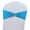 Sky Blue, variant on Soumake Chair Sashes Solid Color Pleated Elastic Washable Lightweight Wedding Decoration Round Buckle Anti-slip Dustproof Chair Back Bands for Prom