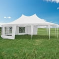 thumbnail image 5 of Erommy 29x23ft Party Tent,  Heavy Duty Wedding Tent with Removable Sidewalls, 10 Church Windows and 2 Pull-Back Doors,White, 5 of 8