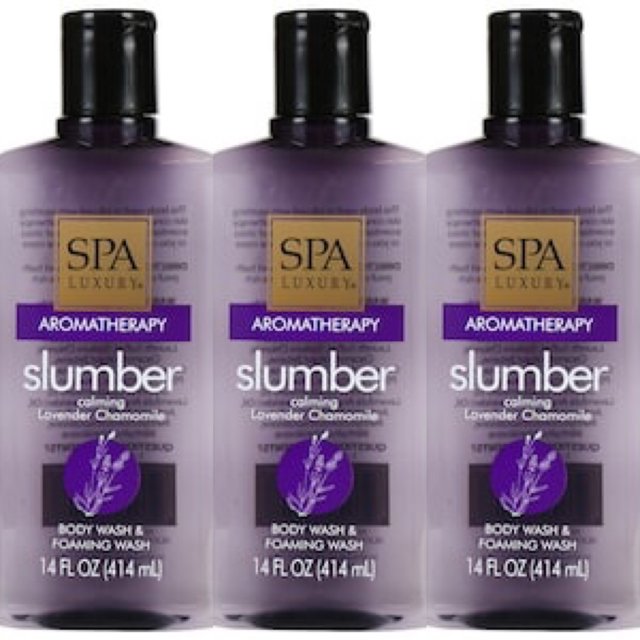 3 Aromatherapy Slumber Calming Lavender Chamomile Body Wash And Foaming