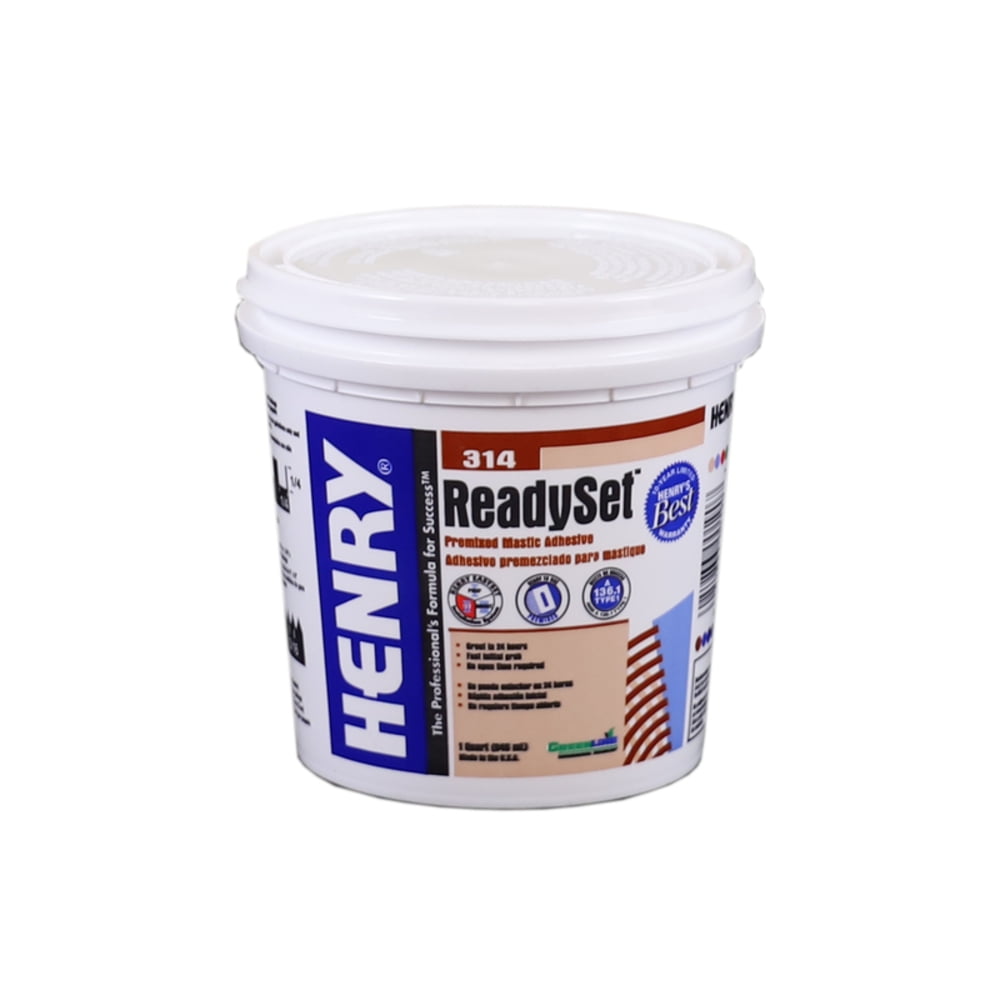 Henry 314 Ready Set Gallon Premixed Mastic Adhesive 12256 - The Home Depot