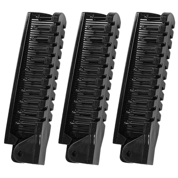 WINOMO 3pcs Travel Static Hair Brushes Portable Double Headed Comb For Easy For Adults For Travel And Household Use