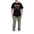 thumbnail image 5 of CafePress - Hockey Grandpa Men's Dark Pajamas - Men's Dark Loose Fit Cotton Pajama Set, 5 of 7