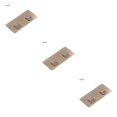 thumbnail image 1 of Bewildely Ganchos Perchas autoadhesivas Ganchos de estante sin rastro montados en la pared de plástico, Ganchos dobles, 2pcs / set Type1 NO1 Bewildely CBP269542, 1 of 6