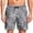 White leopard, variant on Rugged men's beach shorts Original leopard print
