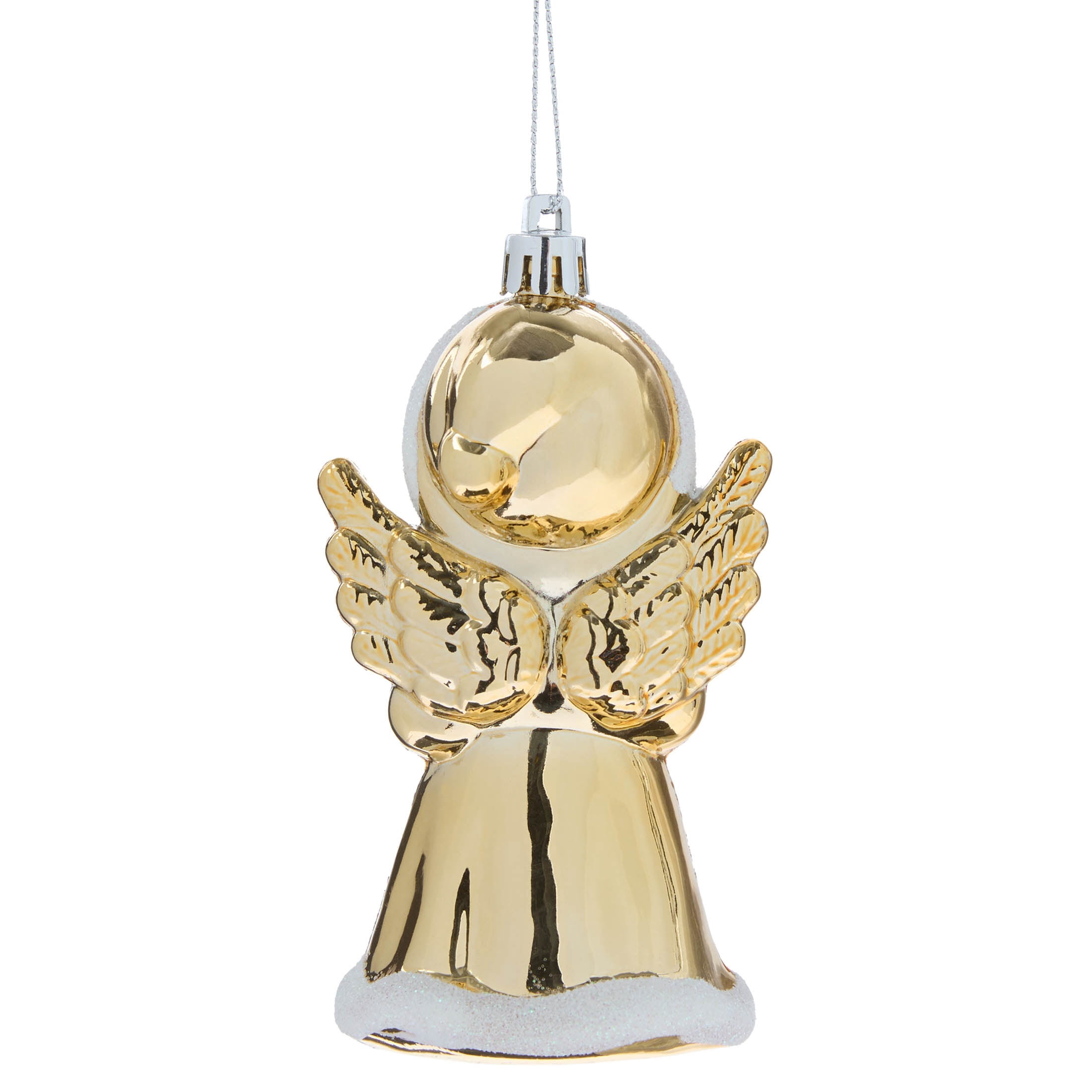 Gold Singer Angel Christmas Ornament, 4.5", by Holiday Time
