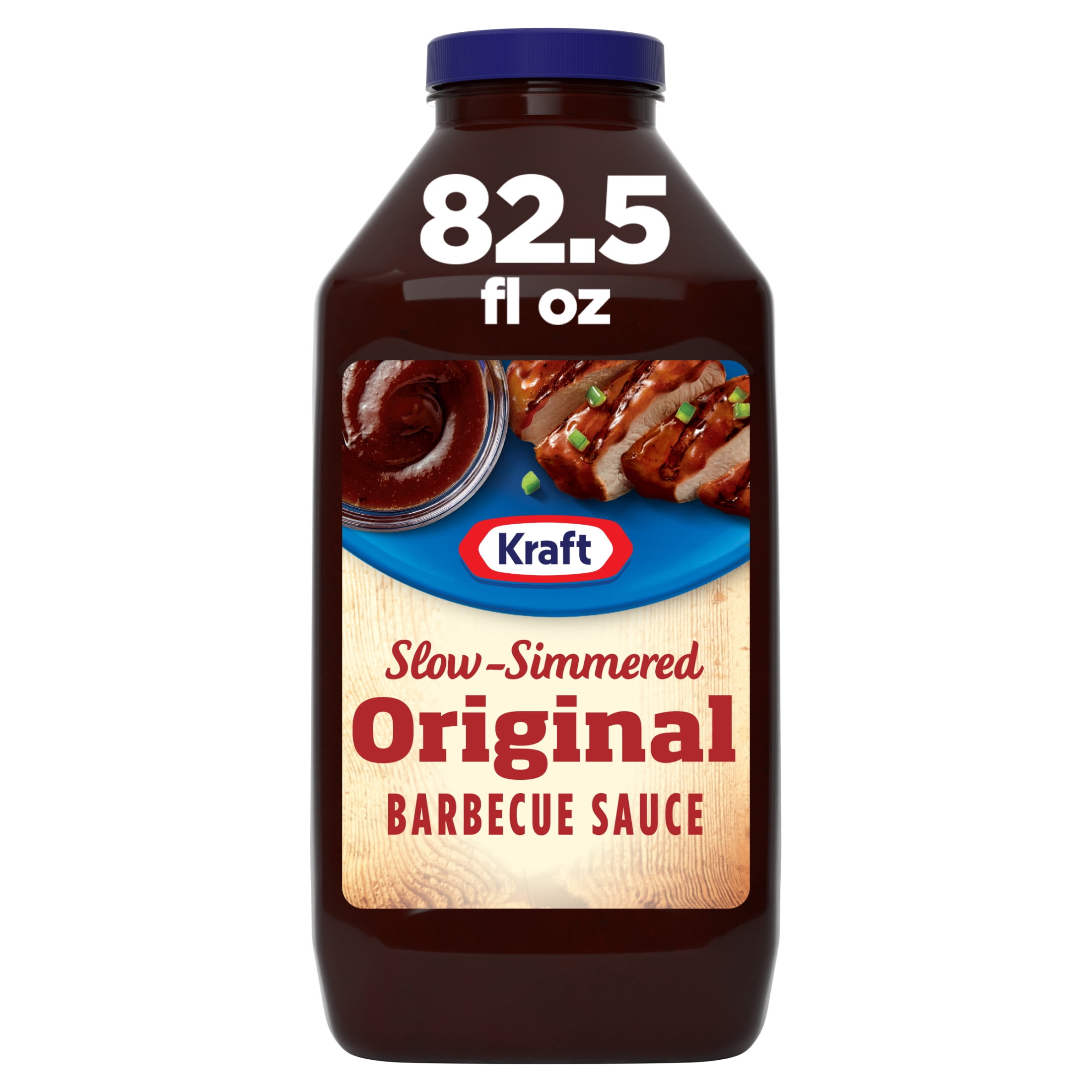 (6 pack) Kraft Original Slow-Simmered Barbecue Sauce, 82.5 oz Bottle