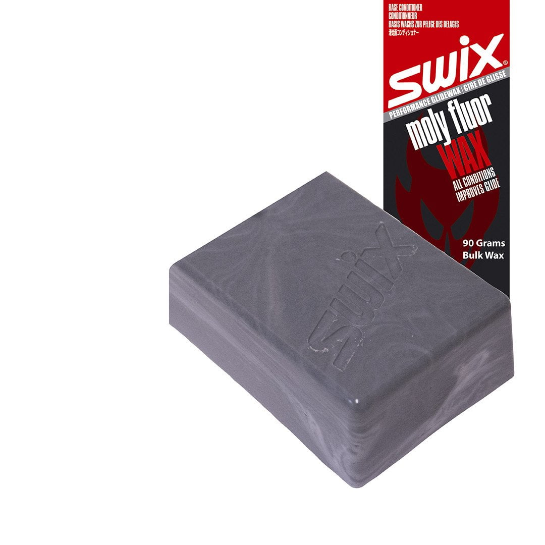Swix Moly Fluoro Base Conditioning Wax: MB77 Black by Swix