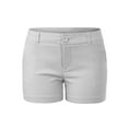 thumbnail image 3 of MixMatchy Women's Slim Comfort Mid Rise Comfy Office Shorts, 3 of 4