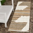 thumbnail image 6 of Addison Rugs Chantille Indoor/Outdoor Transitional Lodge Ivory Machine Washable Runner Rug, 2'3" x 7'6", 6 of 7